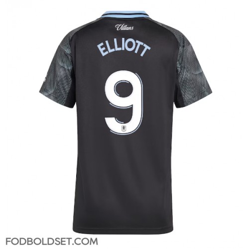 Aston Villa Harvey Elliott #9 Udebanetrøje Dame 2025-26 Kortærmet